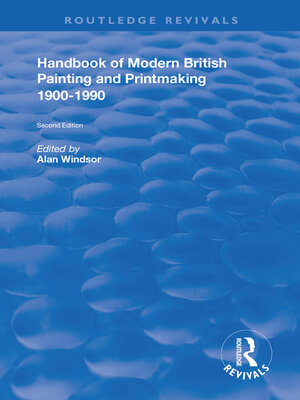 cover image of Handbook of Modern British Painting and Printmaking, 1900-90